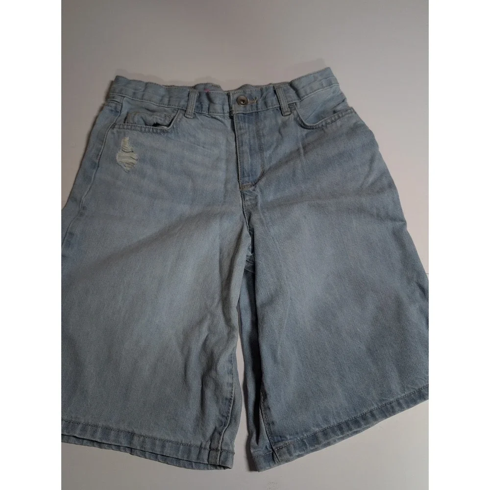 The Childrens Place Medium Jorts‎ Denim Jean Bermuda Walking Shorts Size 12